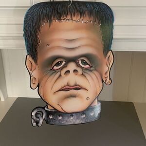 Vintage Halloween Frankenstein Face